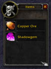 After Mining a Vein you can loot its contents